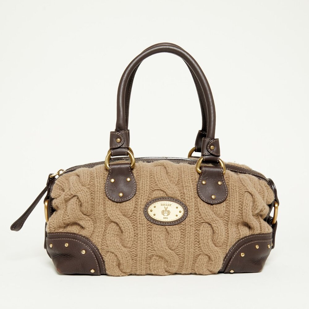 RARE Bally Vintage Wool Bag